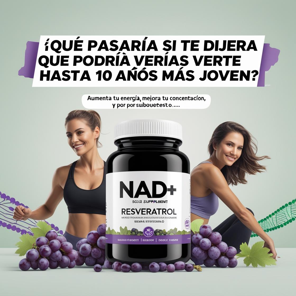 Super promoción 2x1 Nad + Resveratrol